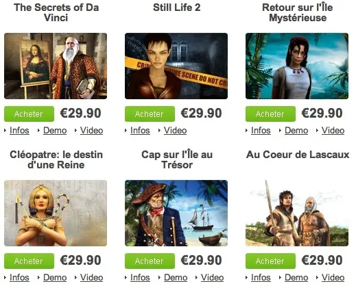 Coladia et Gameloft, les promos se ramassent à la pelle