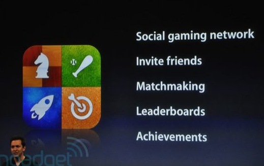 Un Game Center pour l'iPhone OS 4