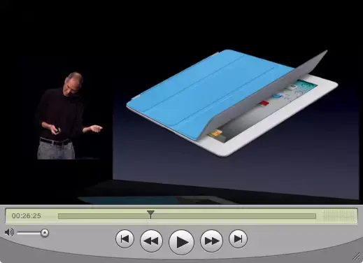 Le Keynote "iPad 2" rediffusé en vidéo