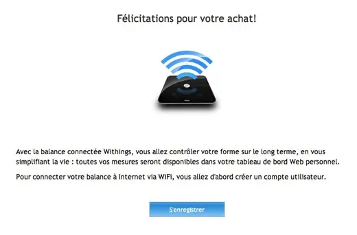 Test de la balance connectée Withings