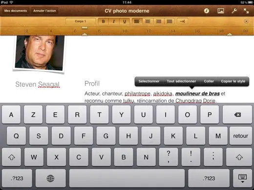 Quel est le meilleur traitement de texte sur iPad 