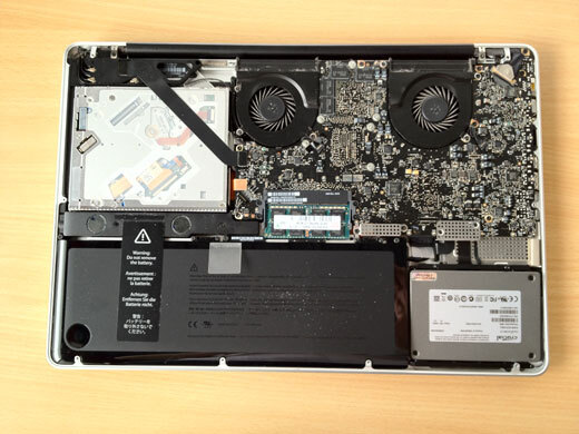 Changer le disque dur d'un Macbook Pro