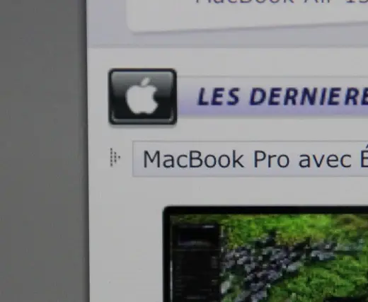 Test du MacBook Pro 15" écran Retina