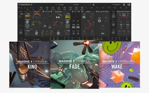 Trois nouvelles extensions pour Massive X de Native Instruments