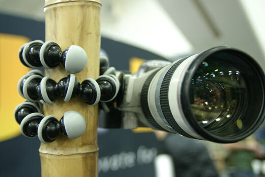 Le GorillaPod s'accroche partout