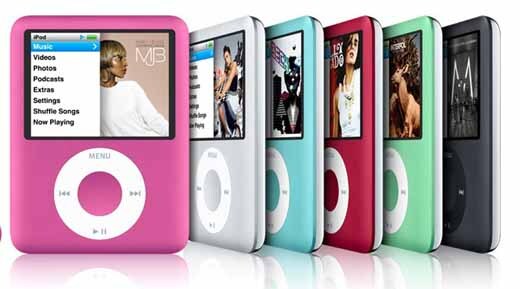 L'iPod Nano rose en vente en France