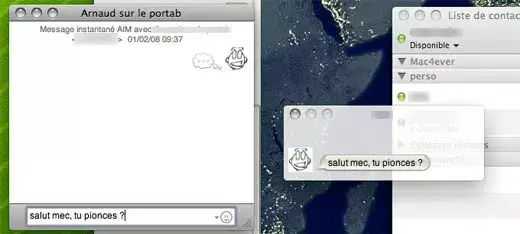 Astuce : le répondeur d'iChat