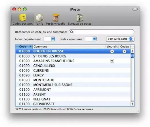 iPoste 0.6.2, la poste dans votre Mac