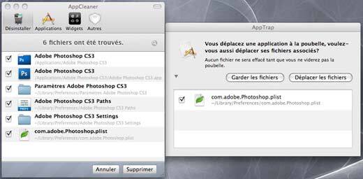 Mac OS X : deinstaller proprement des applications