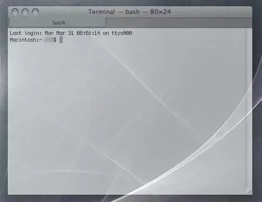 Astuce : un terminal transparent temporairement