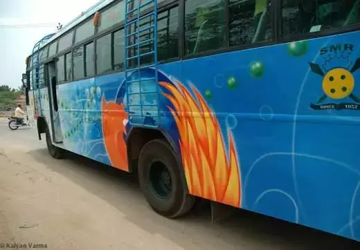 Firefox sur un bus