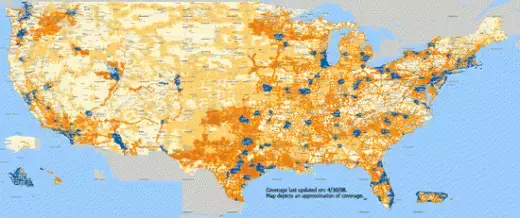 La 3G chez AT&T, une couverture très parcellaire