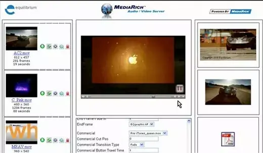 MediaRich Media Server, distribution de contenu A/V pour pro