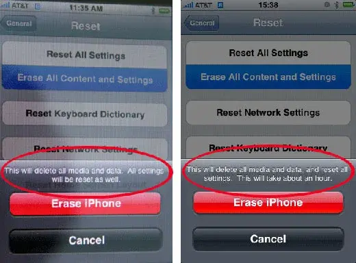 iPhone : le firmware 2 permettra d'effacer vos données personnelles