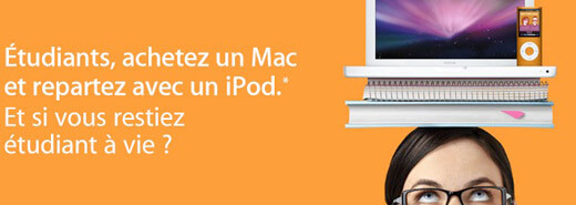 Apple : plus qu'une semaine pour la promo étudiant Mac + nano