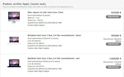 Apple : le refurb Store fait peau neuve