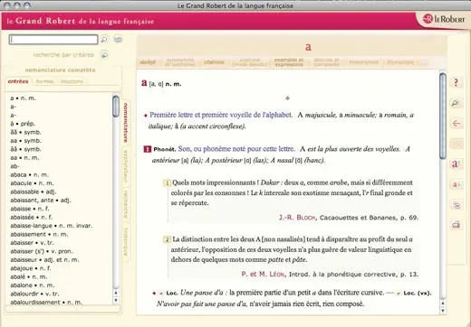 Mac4Ever teste le Grand Robert de la Langue Française