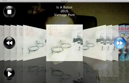 FluidTunes : pilotez iTunes avec des gestes devant votre webcam