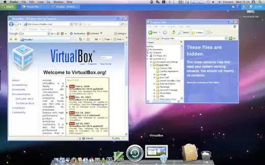 VirtualBox 2.1 disponible