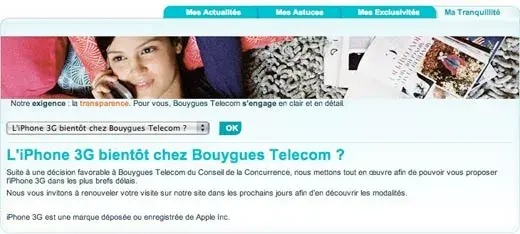 Bouygues aussi sait promettre l'iPhone au plus vite