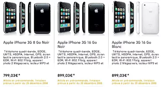 L'iPhone nu hors de prix à la FNAC