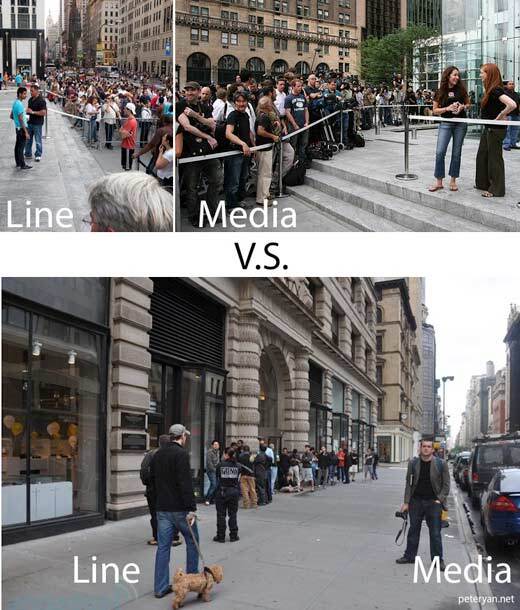 iPhone vs Pre : les files d'attente