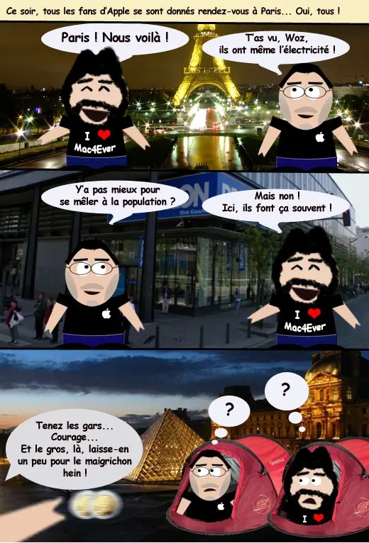 Steve & Steve : ils sont les premiers à l'AppleStore !