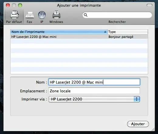 Astuce : contourner la disparition d'AppleTalk sur Snow Leopard