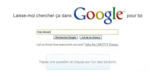 lmgtfy.com, ou comment apprendre à utiliser Google