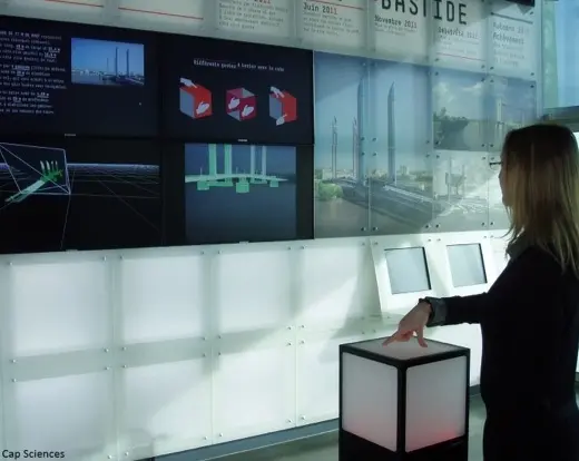 Cubtile, le Multitouch par Immersion