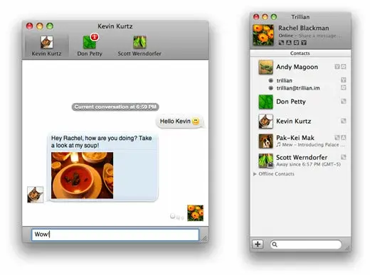 Trillian, une version alpha pour Mac