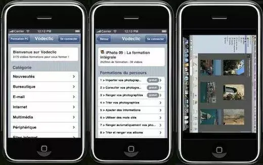 Vodeclic lance la formation mobile sur iPhone / iPod Touch !