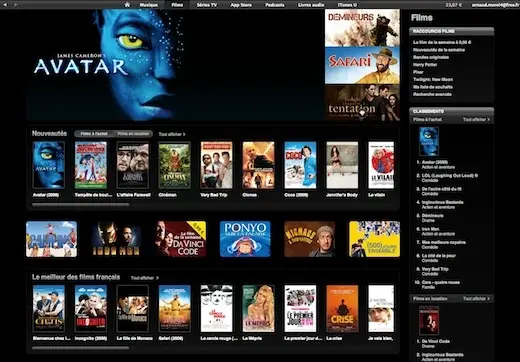 Les films sont disponibles sur l'iTunes Store !