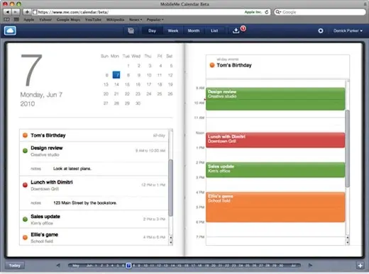 Apple : inscription pour la version bêta de Calendrier MobileMe