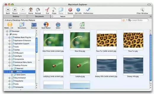 Macintosh Explorer 5 : un finder alternatif