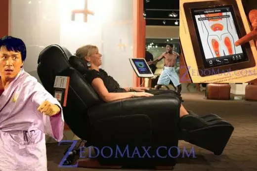 Le fauteuil de massage piloté par iPad