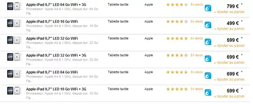 Les iPad en stock à la Fnac, les iPhone 4 chez les opérateurs