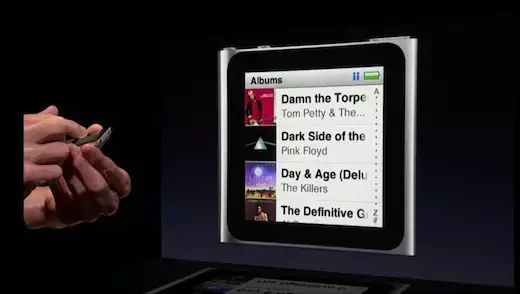 Nouvel iPod nano : tout est tactile !