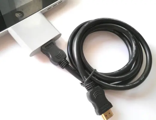 Un adaptateur HDMI pour iPhone, iPod touch ou iPad