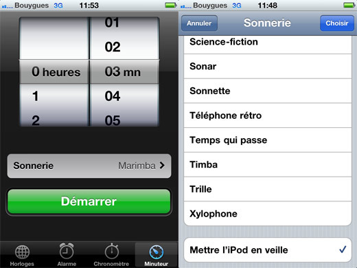Astuce : l'iPhone pour s'endormir