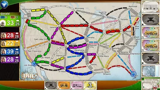 Le jeu Ticket to Ride est en vente pour la première fois à 1,09€ sur iPhone et iPad