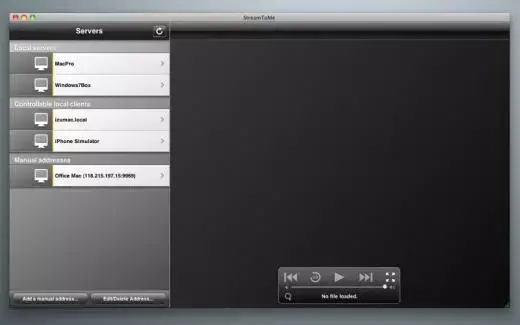 StreamToMe, un client Mac OSX disponible