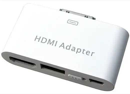 Un adaptateur HDMI+USB pour iPad