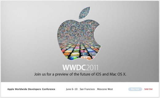 12 heures après son annonce, la WWDC 2011 affiche déjà complet