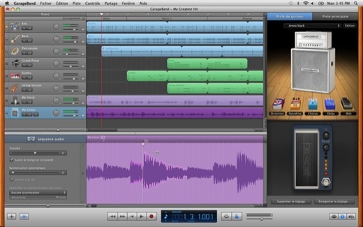 GarageBand '11 Mac devient compatible iPad