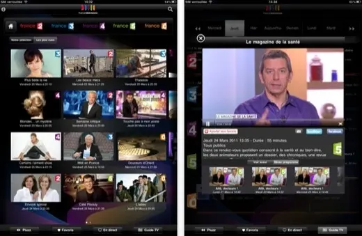 France Télévisions dévoile son application universelle iOS