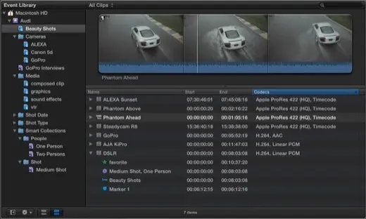 Final Cut Pro X s'expose en images haute résolution