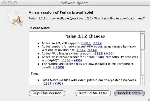 Perian 1.2.2 supporte WebM