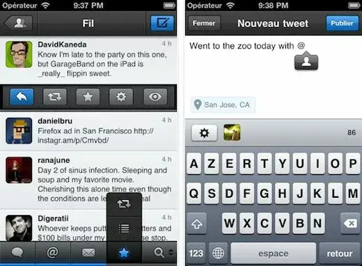 Tweetbot rafraîchit les clients Twitter sur iPhone