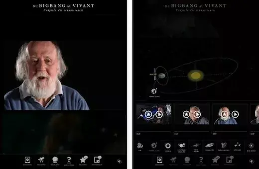 Du Big Bang Au Vivant, la science prospective s'invite sur iPad